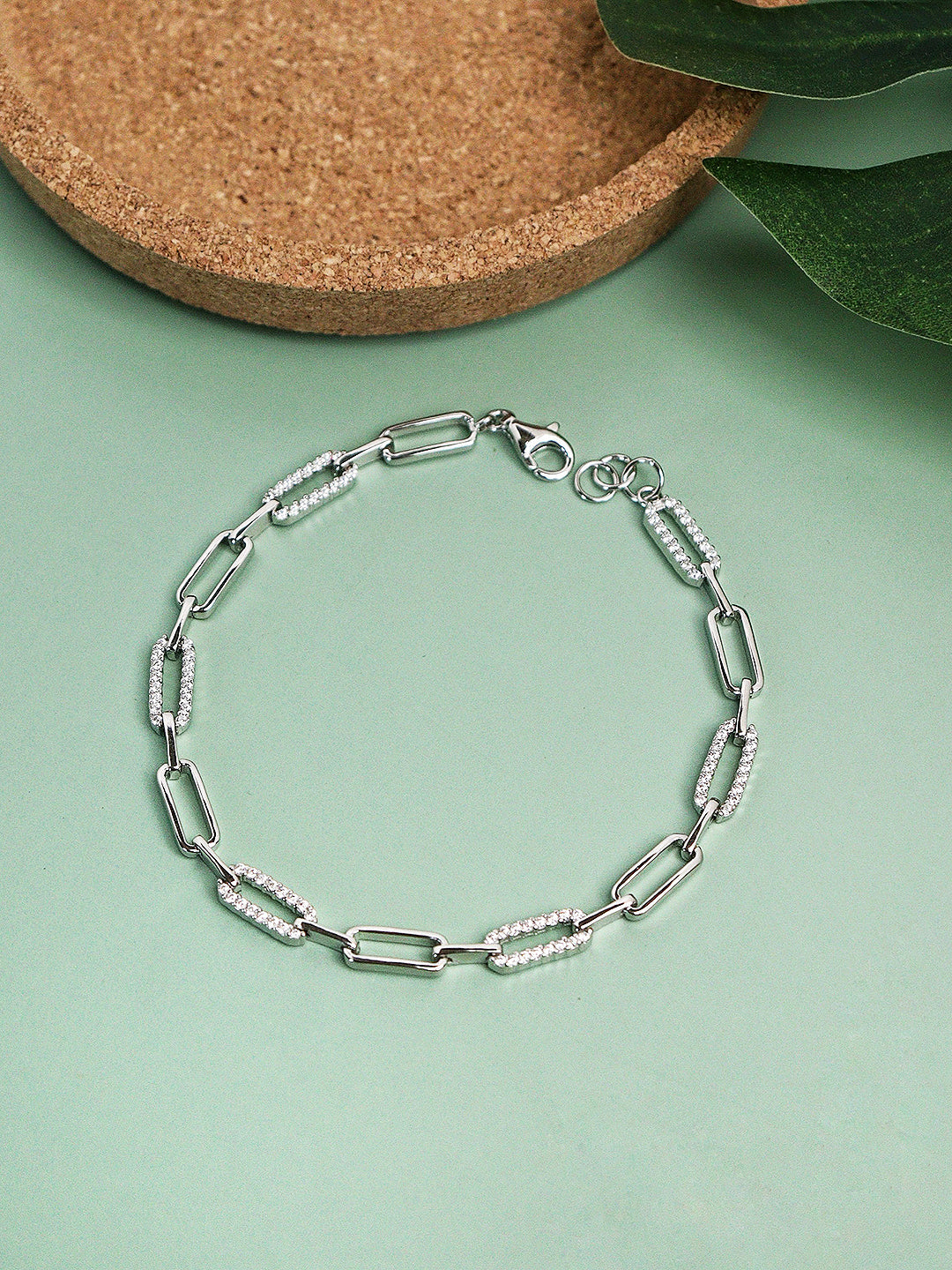  Silver Forever Linked Bracelet