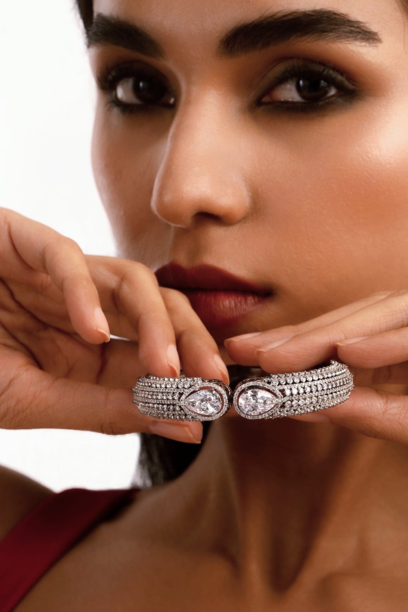 Diamante Brilliant Cuff Bracelet – Curio Cottage