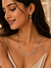Little Jewels in a Row Necklace Set