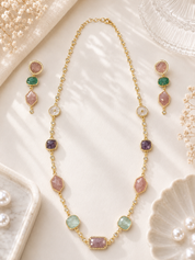 Little Jewels in a Row Necklace Set