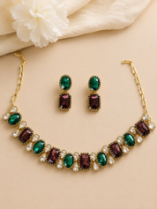 Crimson Forest Necklace Set