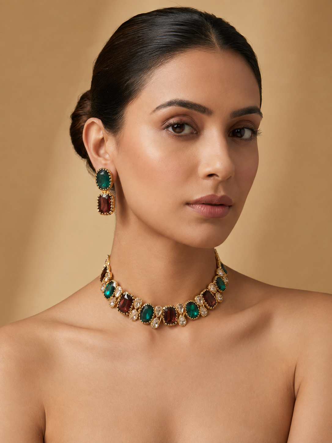 Crimson Forest Necklace Set