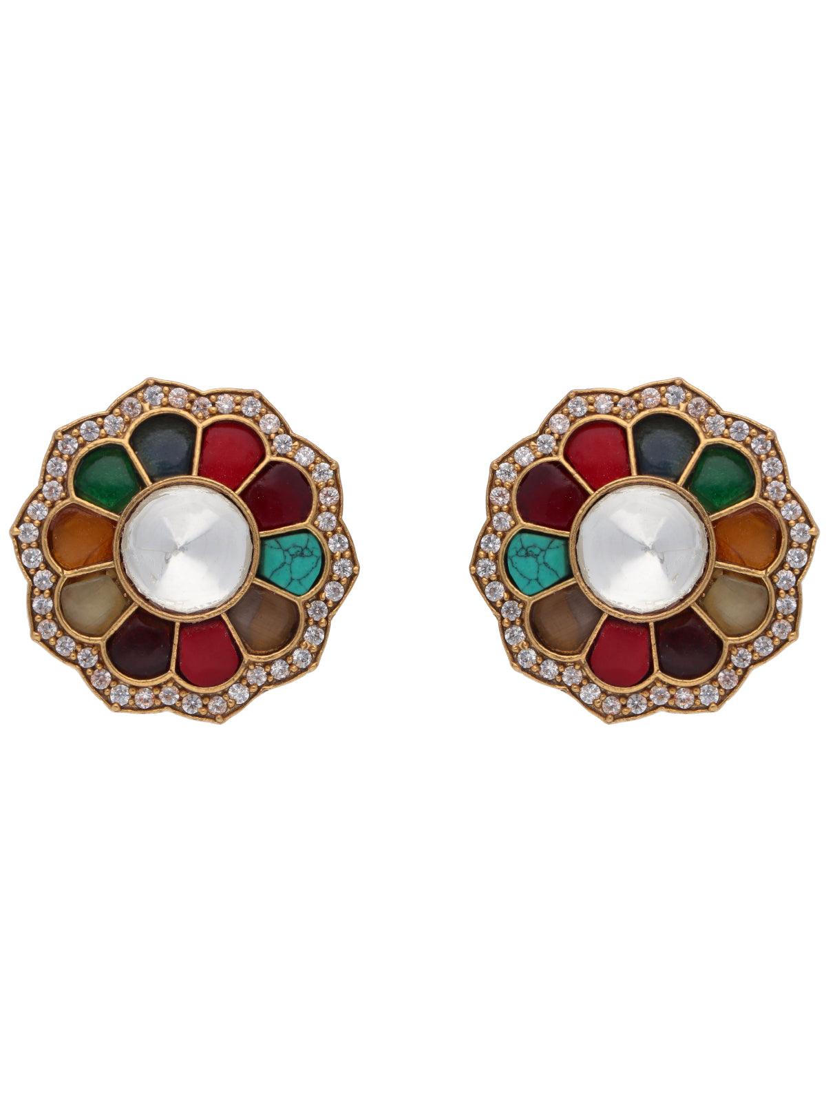  Zoya Navratan Studs