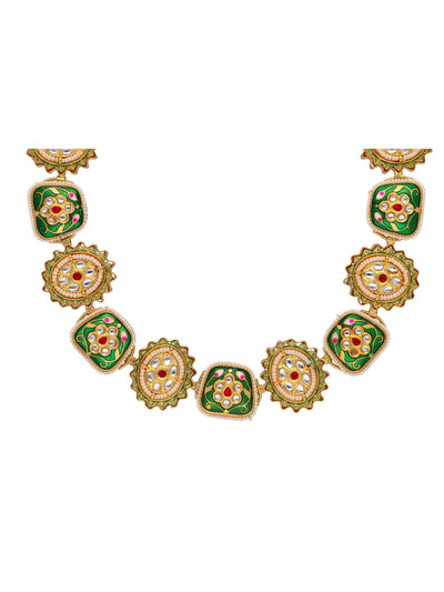 The Zoya Kundan and Meenakari Choker Set 