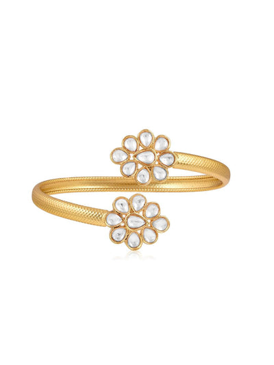 Meira Coupled Kundan Bracelet 