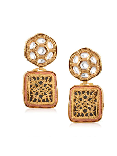  Meira Thewa and Enamel Earrings