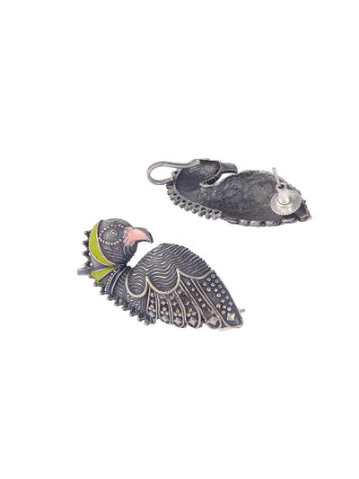 Aria Parrot Ear Cuffs Earrings 
