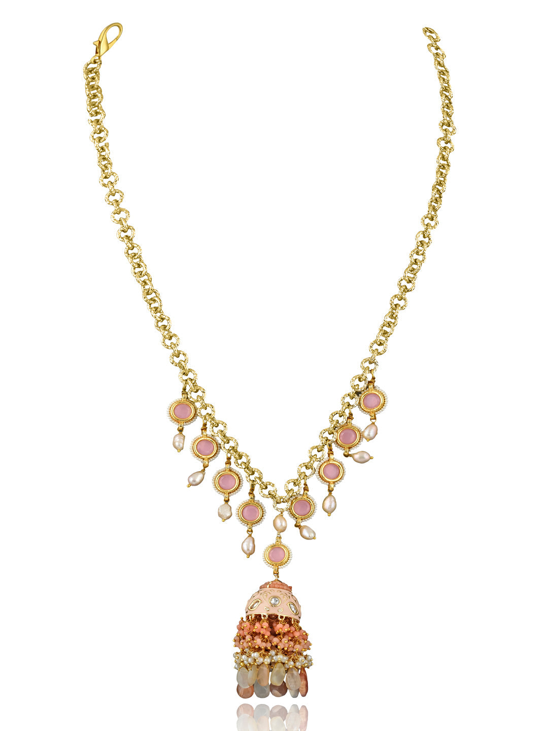 Stone Appeal Jhumki Long Necklace 
