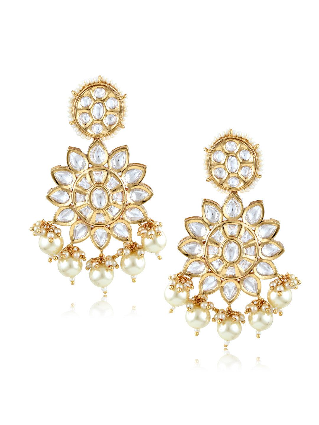 The Bridal Edit - Scales Of Kundan And Pearls Choker Set 