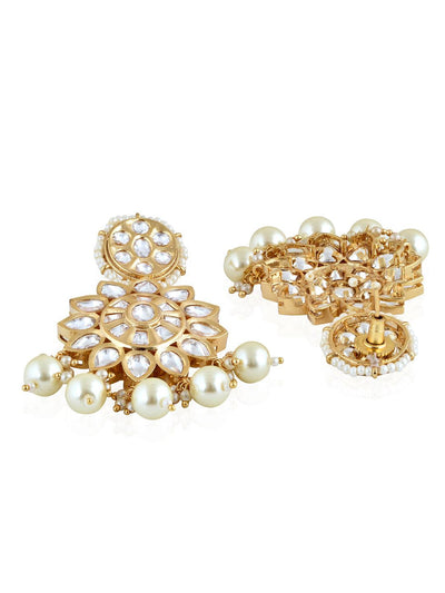 The Bridal Edit - Scales Of Kundan And Pearls Choker Set 