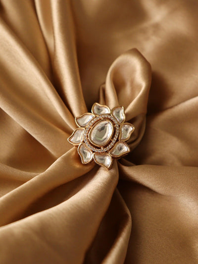  Meira Petals of Kundan Ring