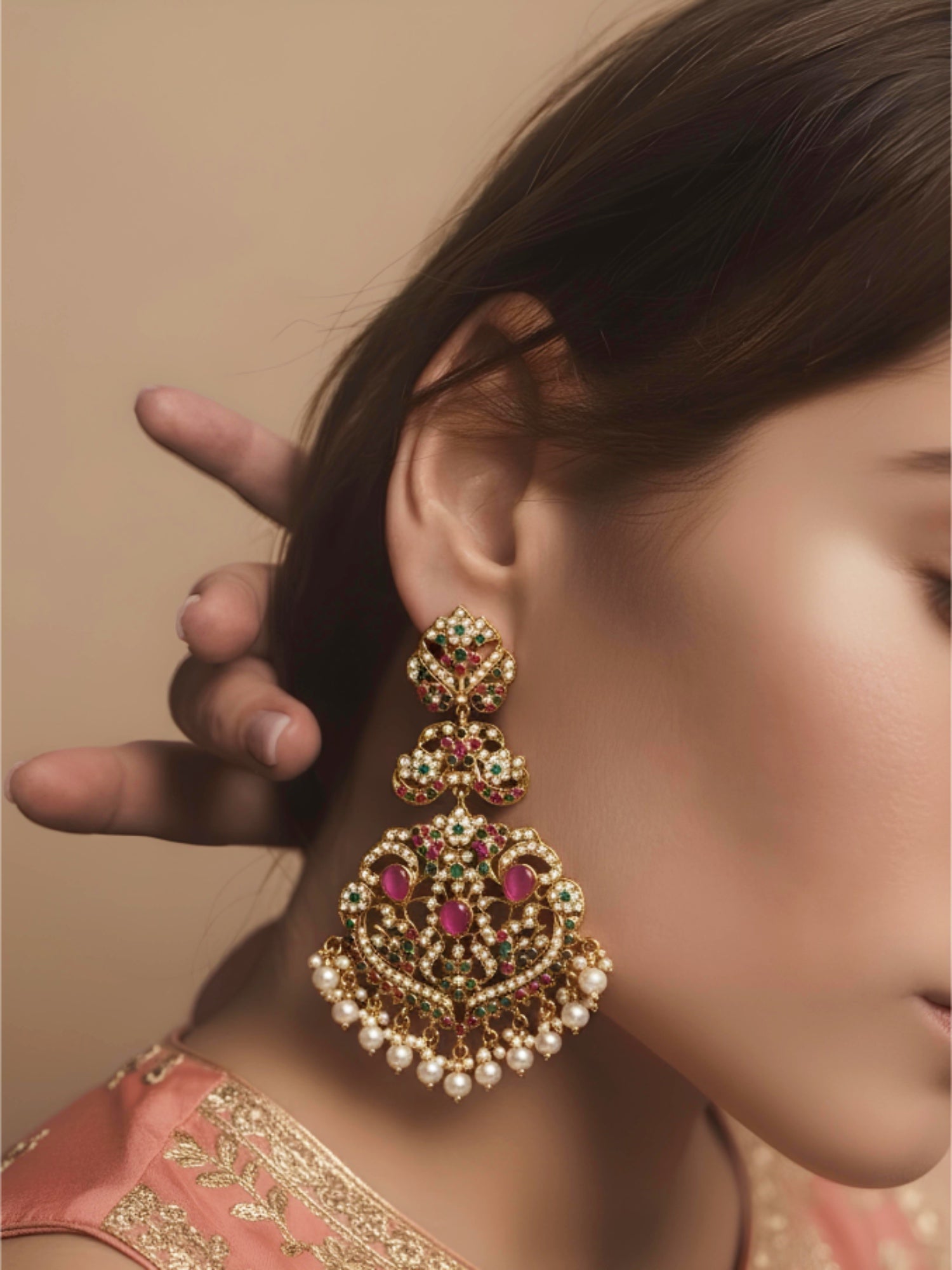 Multi-stone Spring Nizami Earrings
