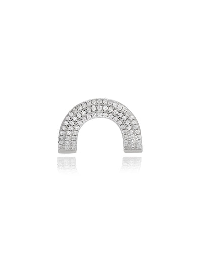 Silver Glittering Ear Cuff 