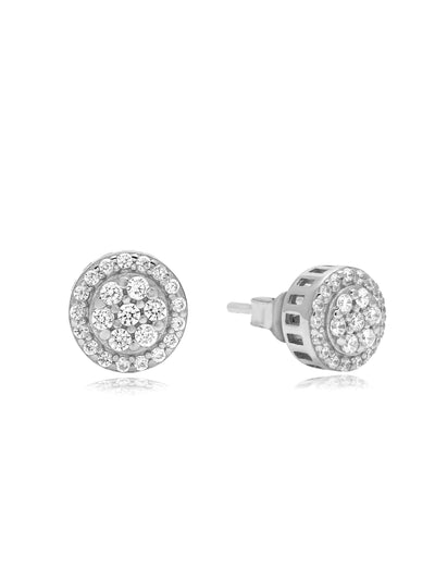 925 Silver Sparkle Stud Earring 