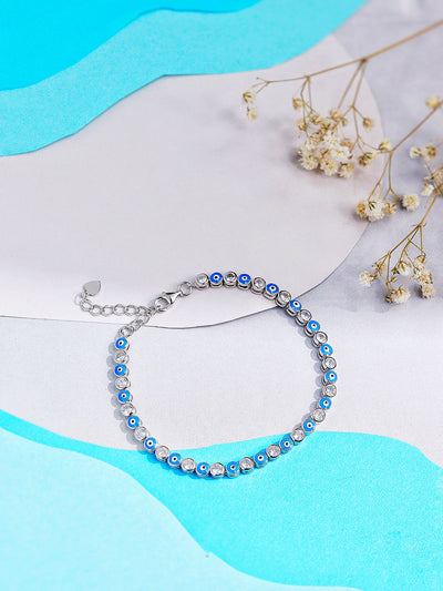 Enchanted 925 Silver Gaze Bracelet 