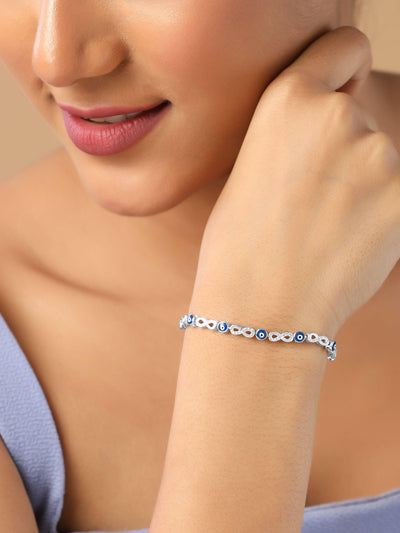  925 Silver Harmony'S Eye Ward Bracelet