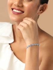 925 Silver Evil Eye Bracelet