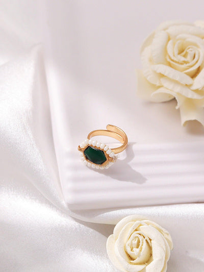 Zoya Drop of Emerald Toe Ring - Curio Cottage Zoya Drop of Emerald Toe Ring
