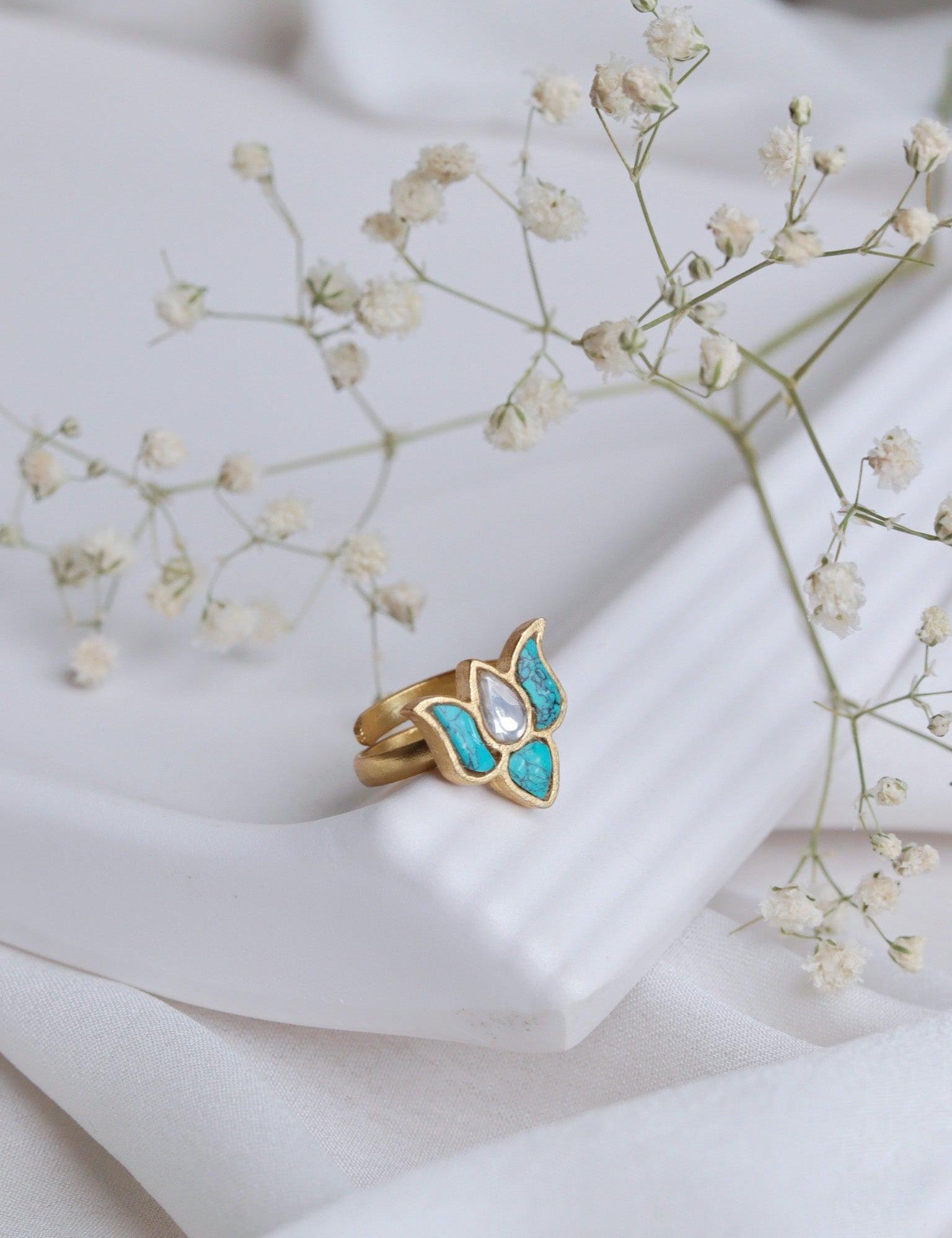 Lotus Toe Ring