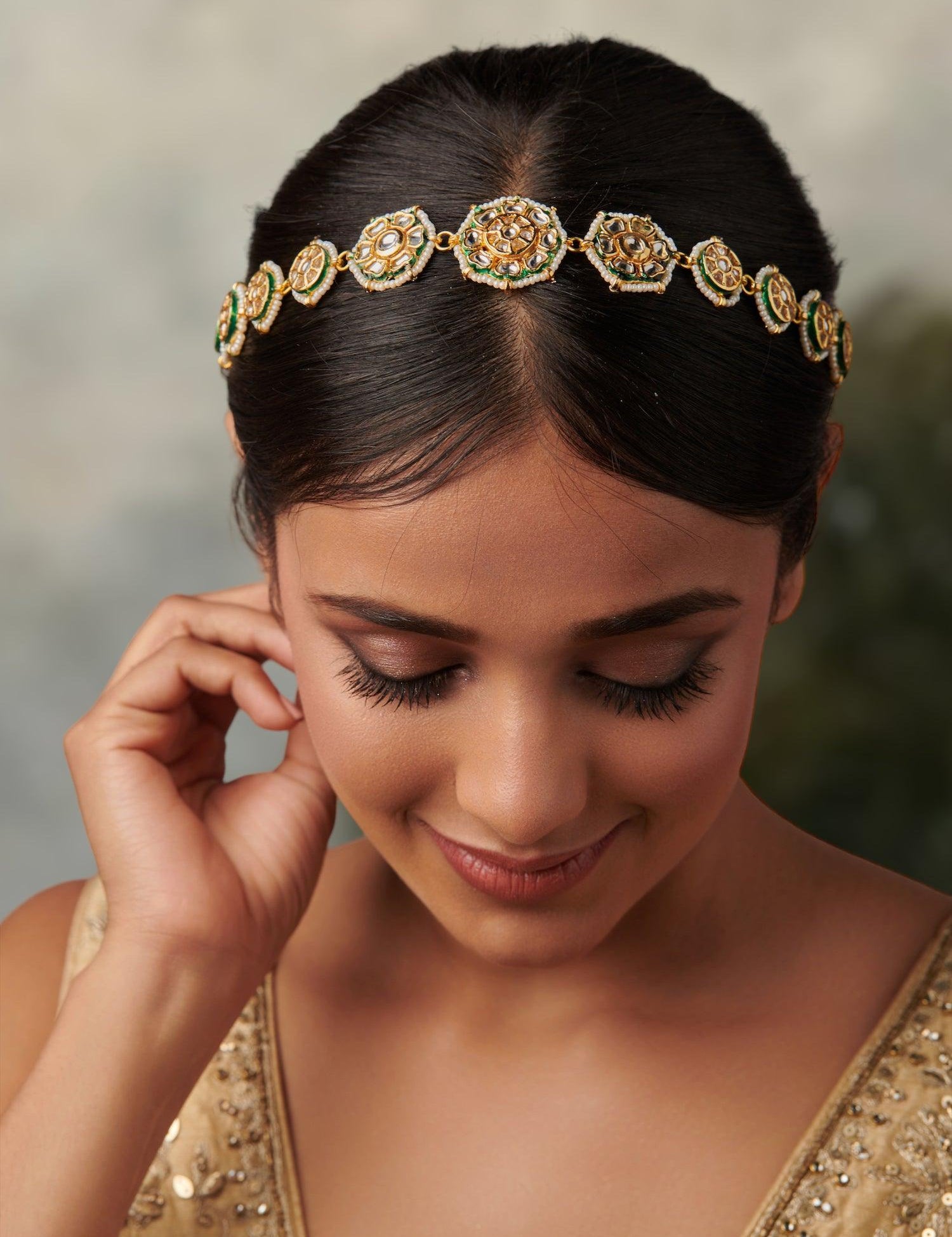 Pearls Studded Matha patti