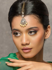 Vintage Charm Teardrop Maang Tikka