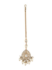 Vintage Charm Teardrop Maang Tikka