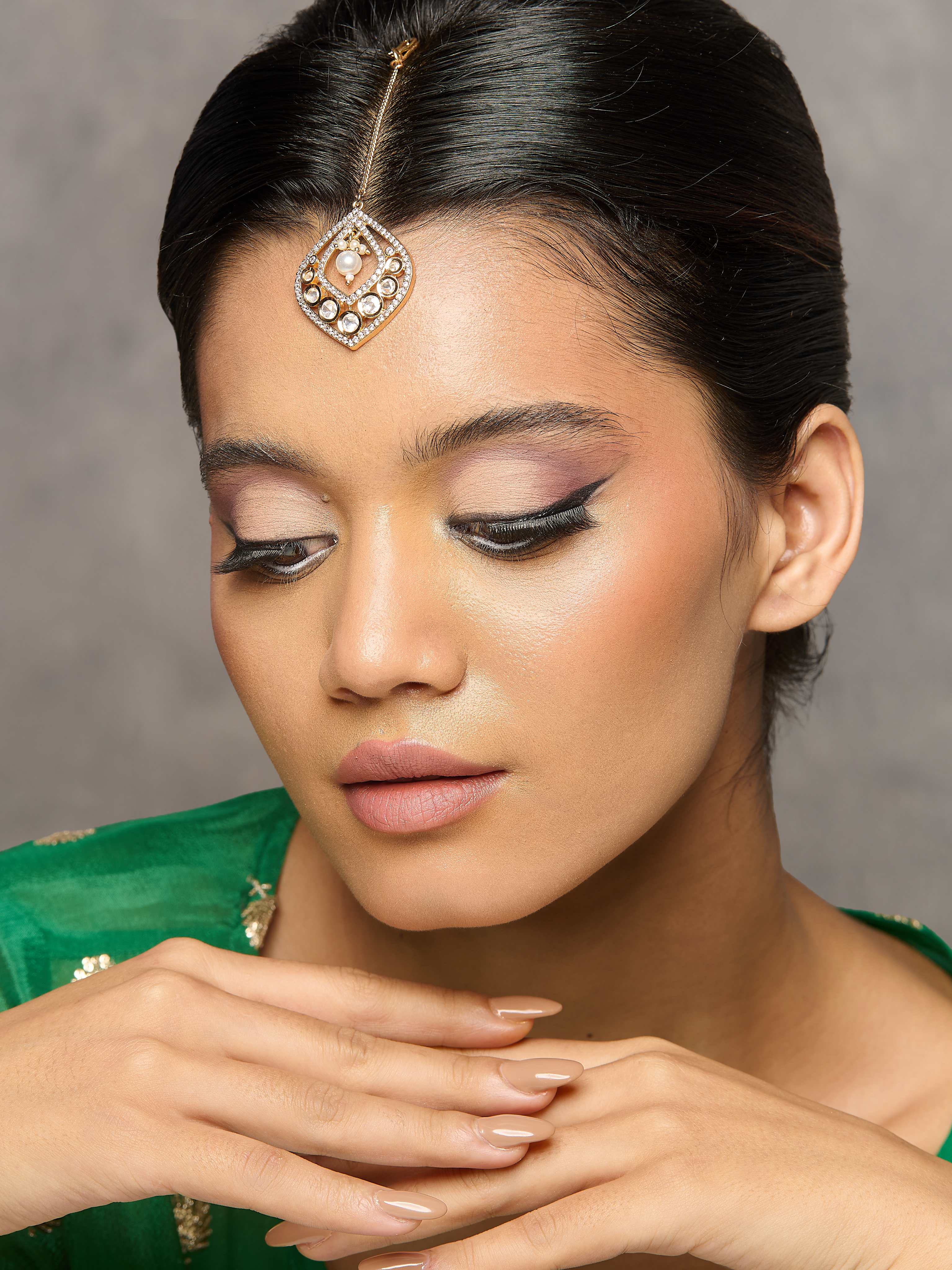 Mystical Marquise Maang Tikka