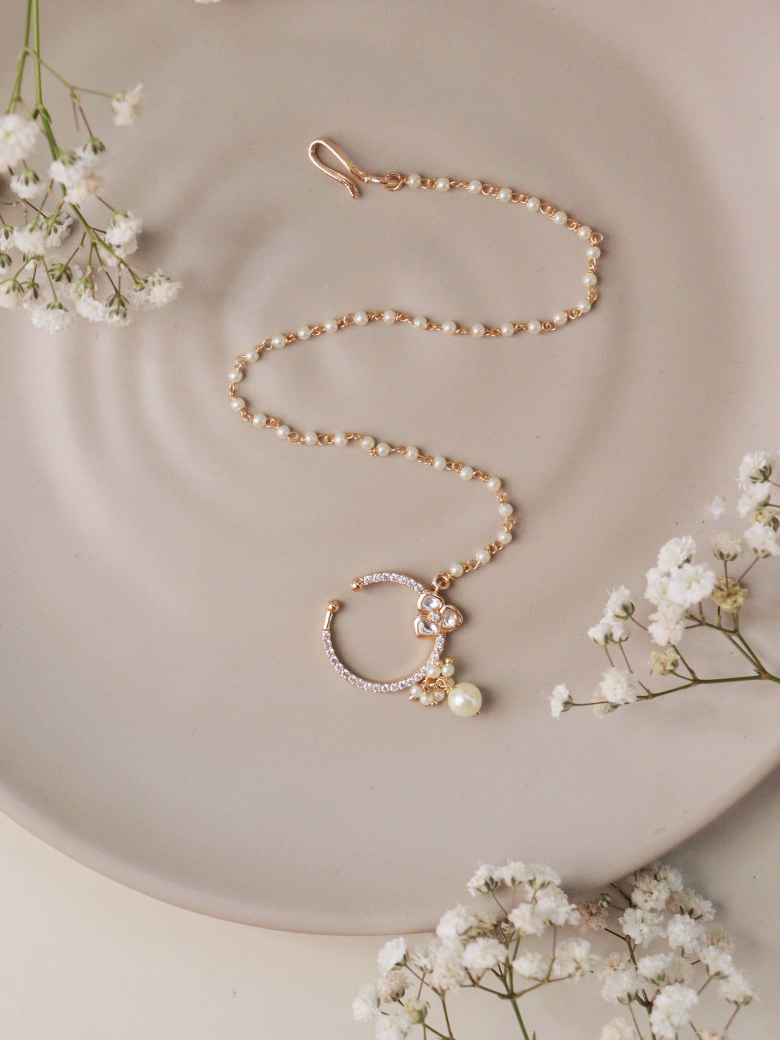 Kundan Floweret Nath