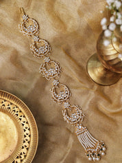 Gleaming Crescent Polki Jadai