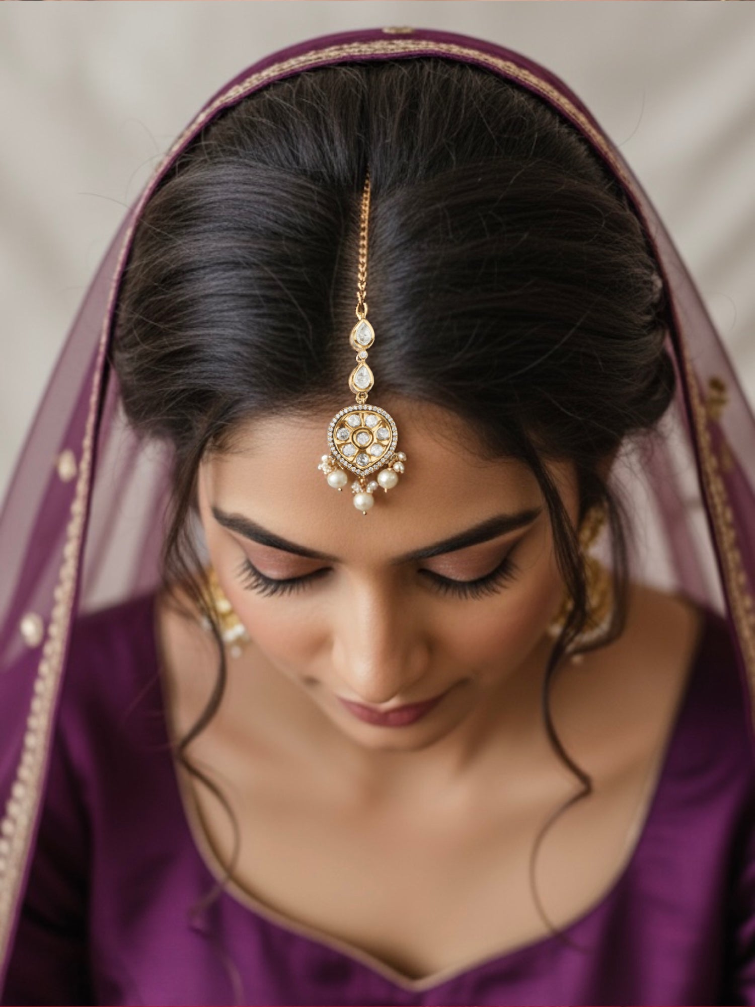 Vintage Spark Polki Maang Tikka