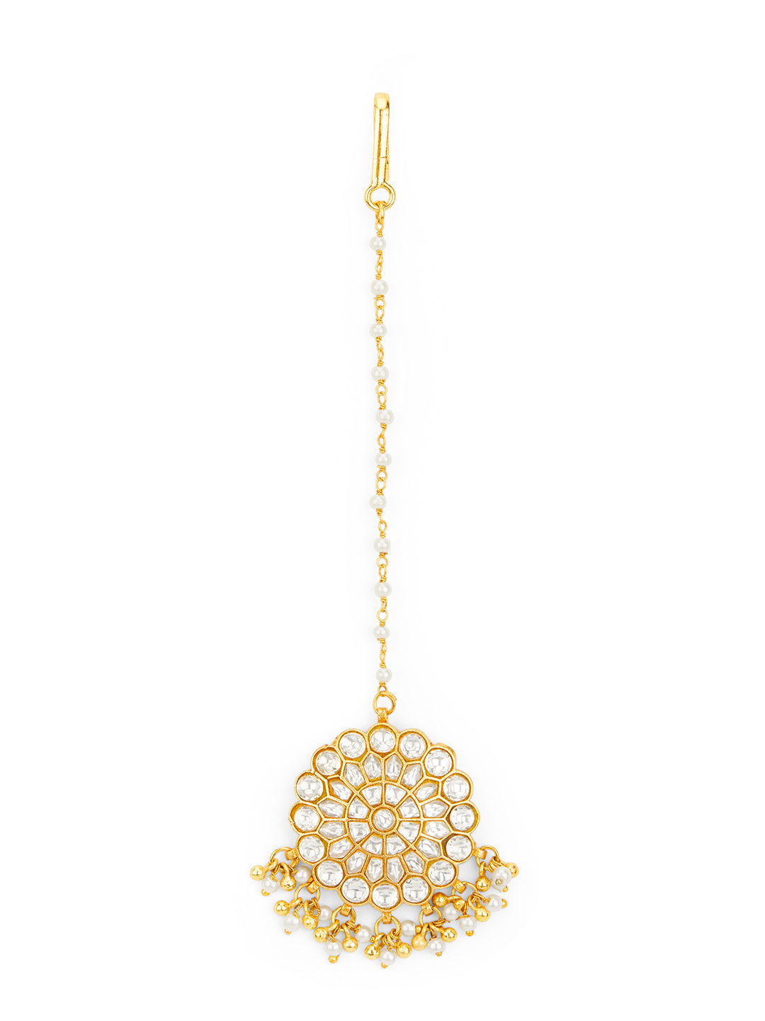 Moon in Bloom Polki Maang Tikka