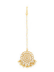 Moon in Bloom Polki Maang Tikka