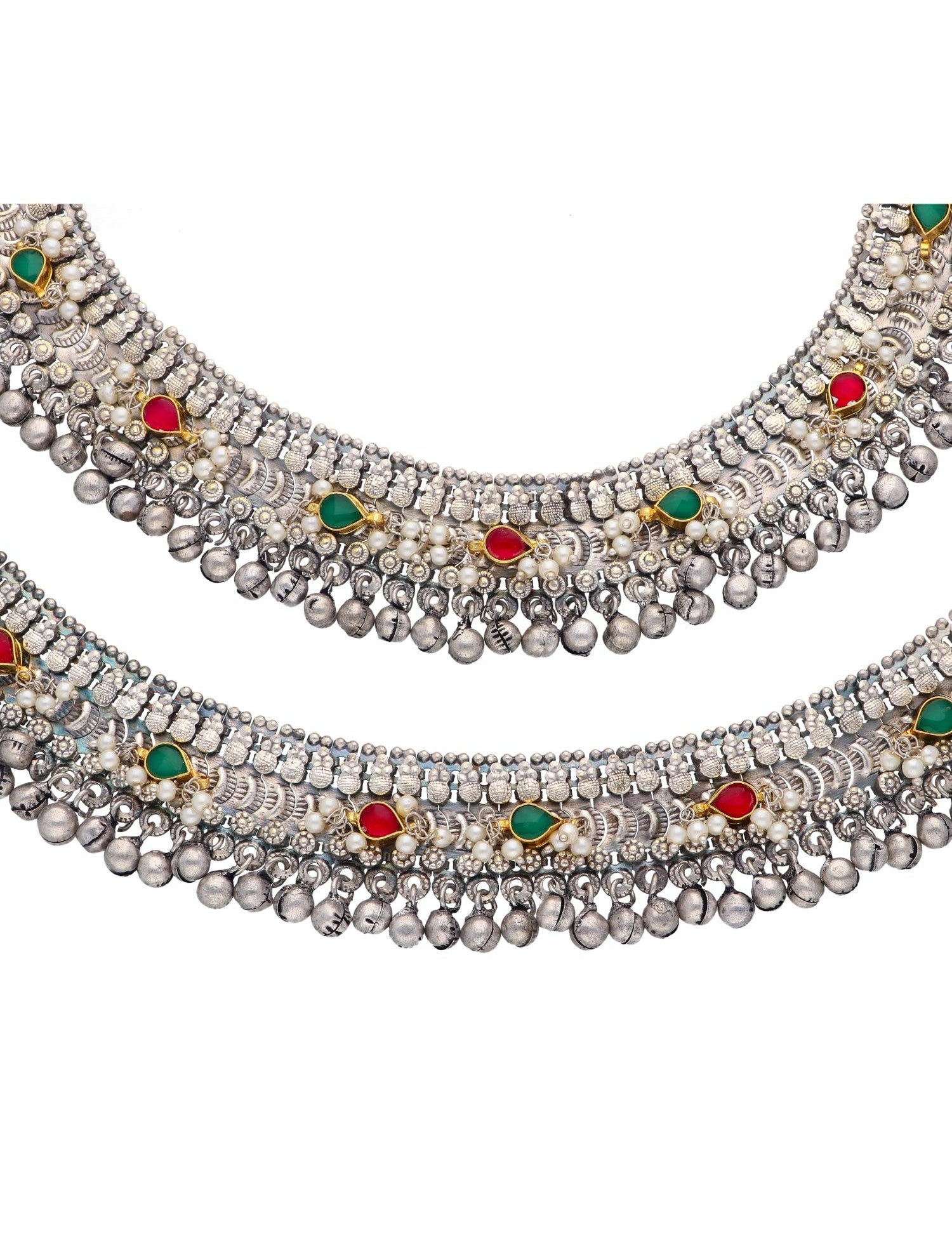 Oxidised Ghungroo Payal