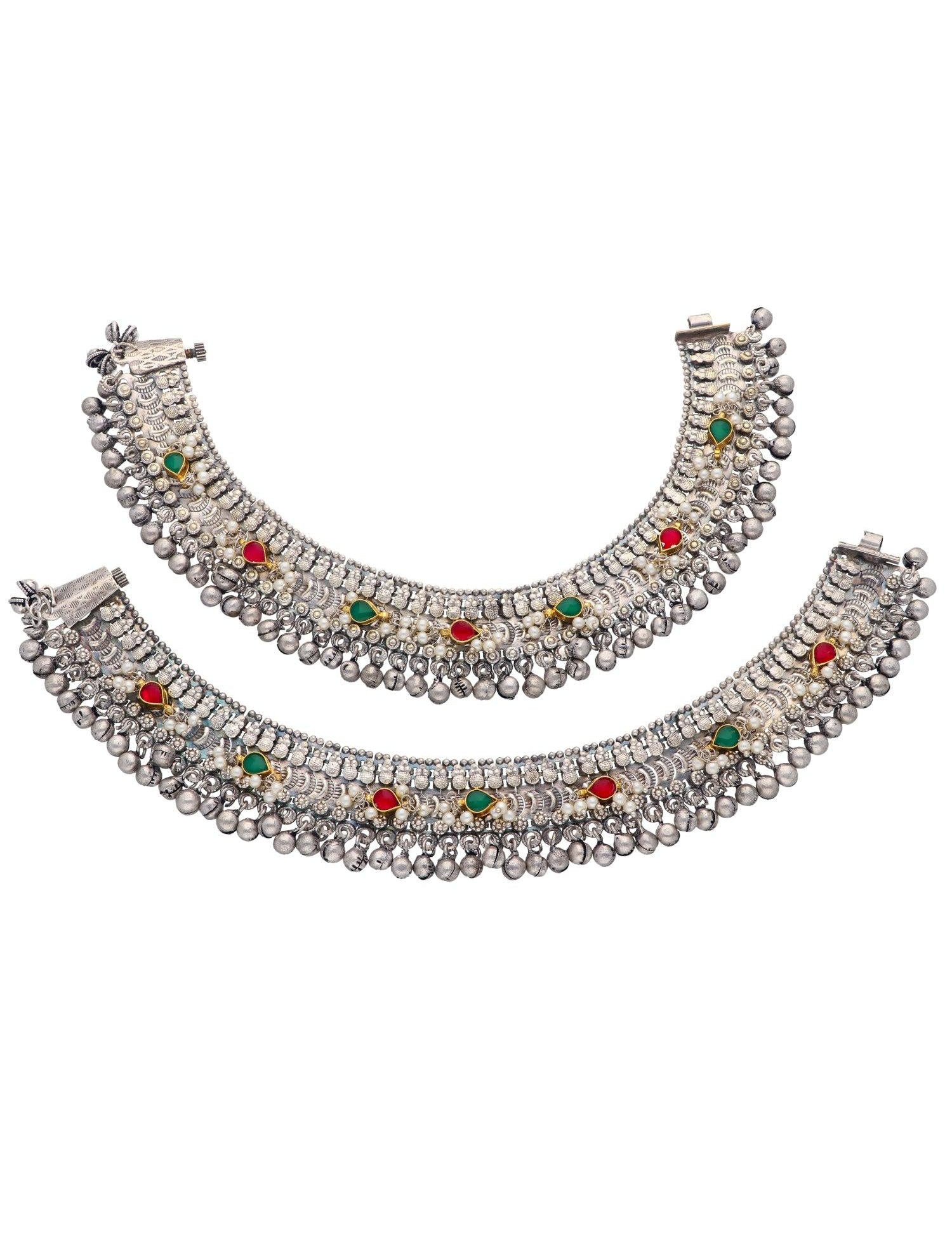 Oxidised Ghungroo Payal