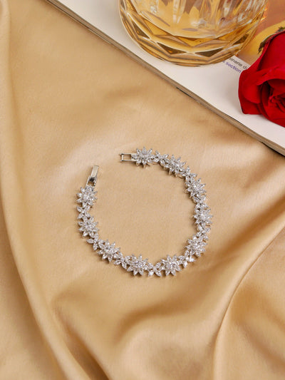 Blossom Shimmer CZ Bracelet 