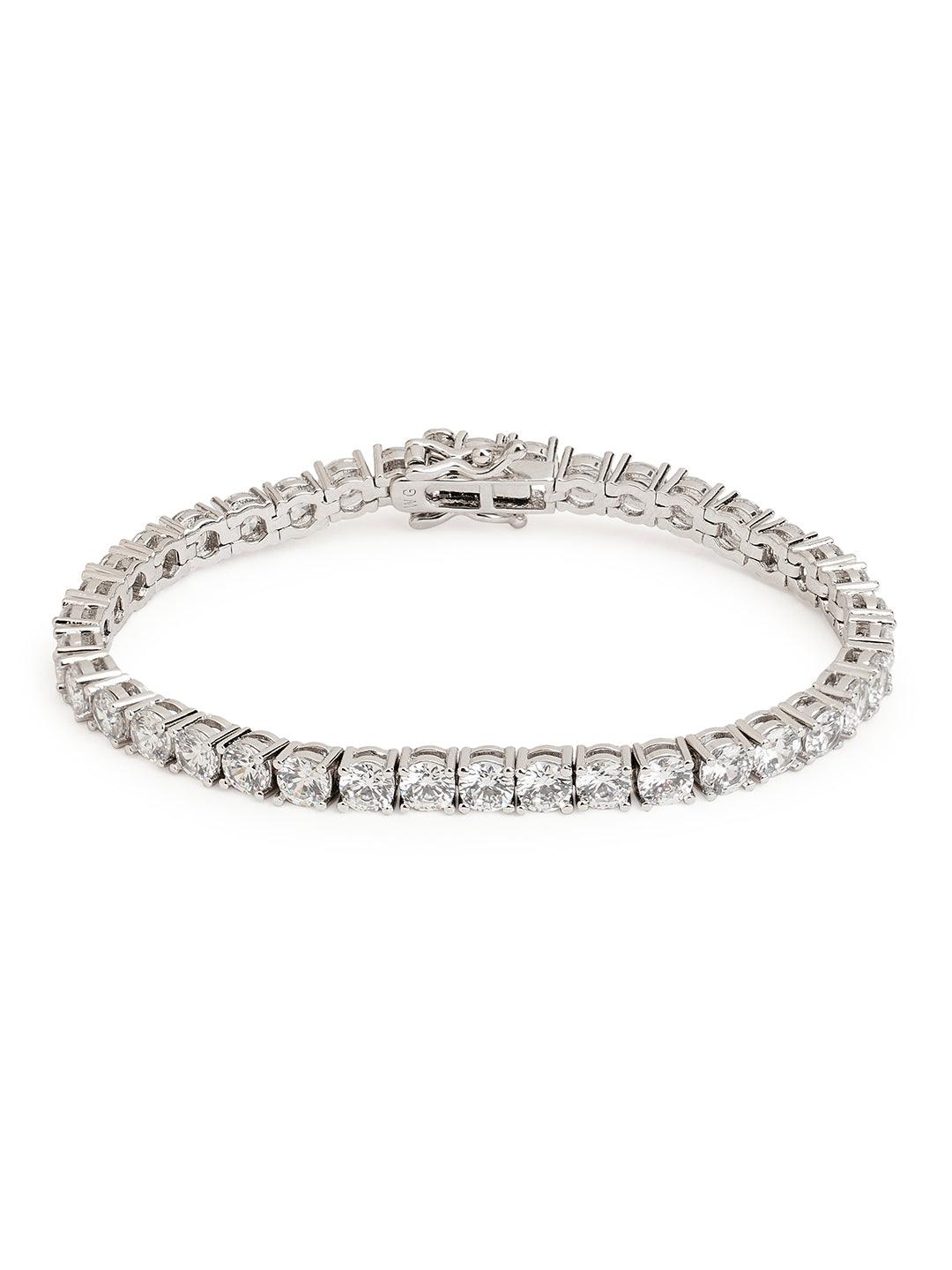 Elegant CZ Tennis Bracelet 