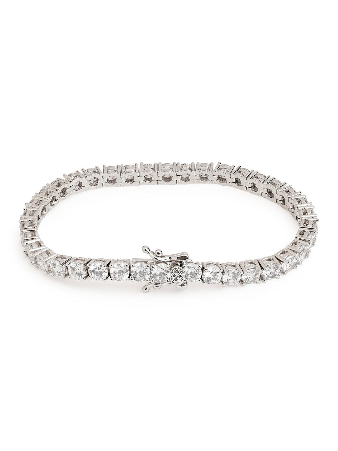 Elegant CZ Tennis Bracelet 