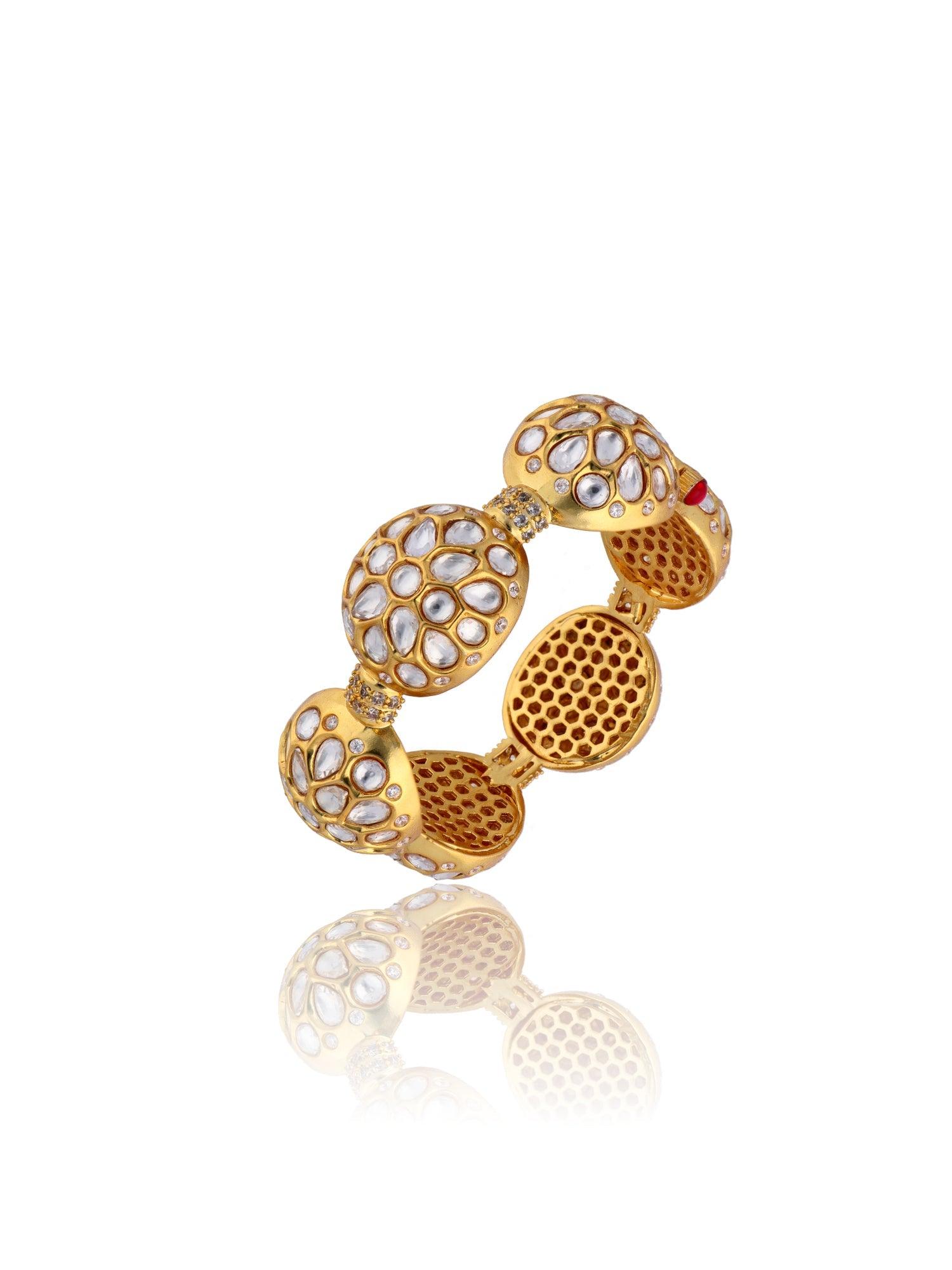 Bridal Dome of Kundan Bangle 