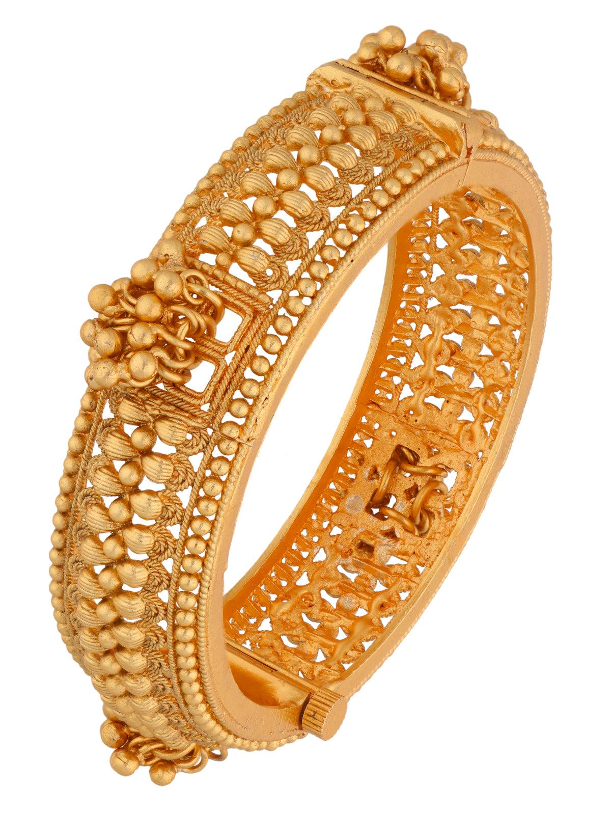 Golden Ghungroo Temple Bangle 