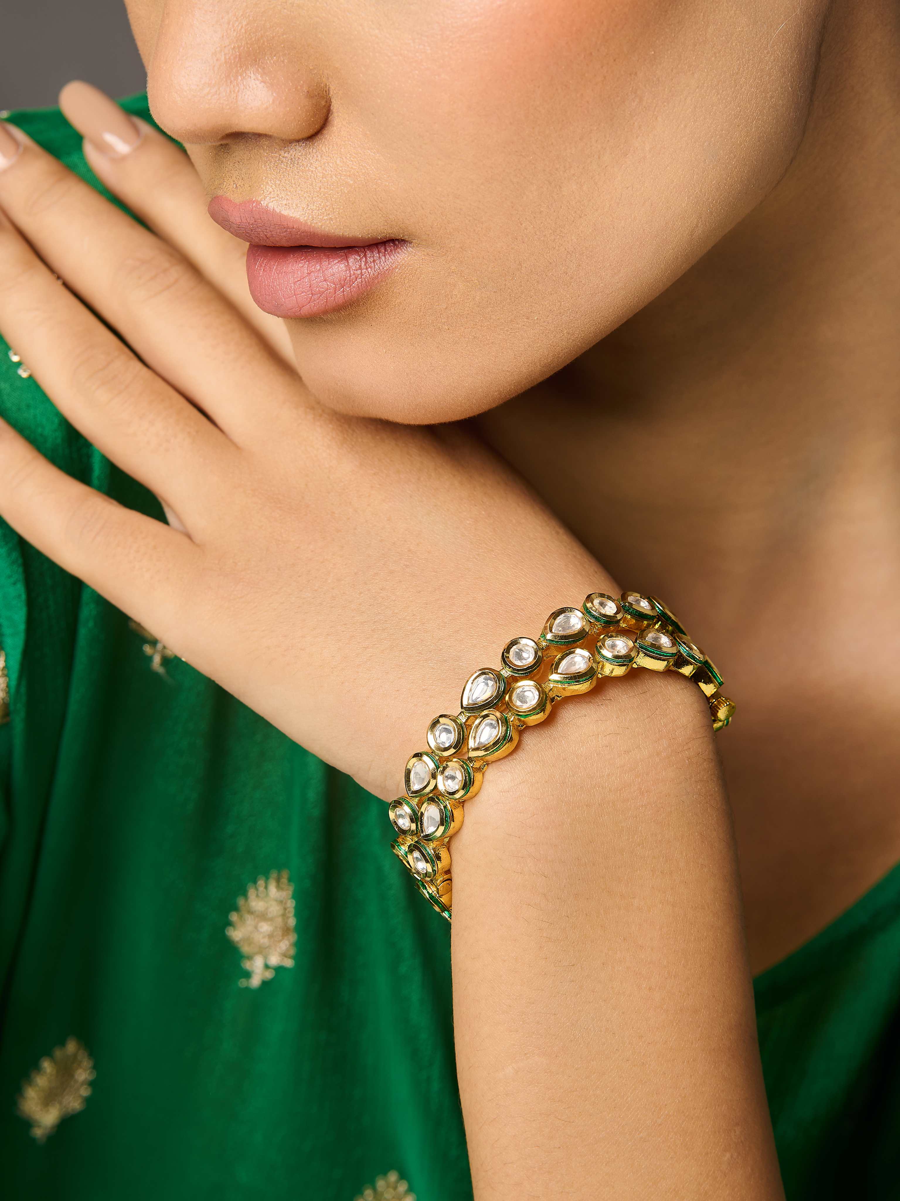 Uncut Kundan String Bangle