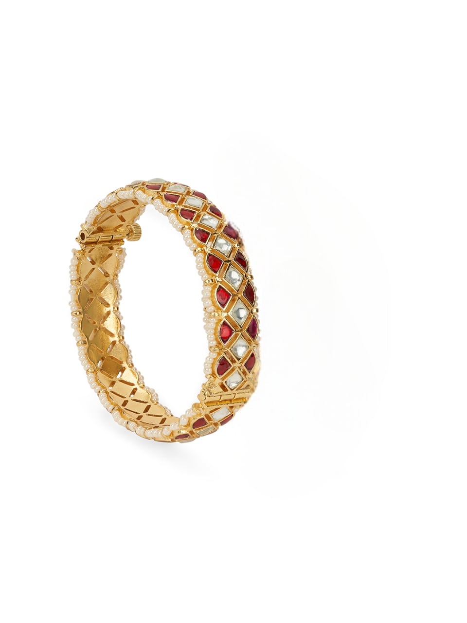Rouge Love Kundan Bangle