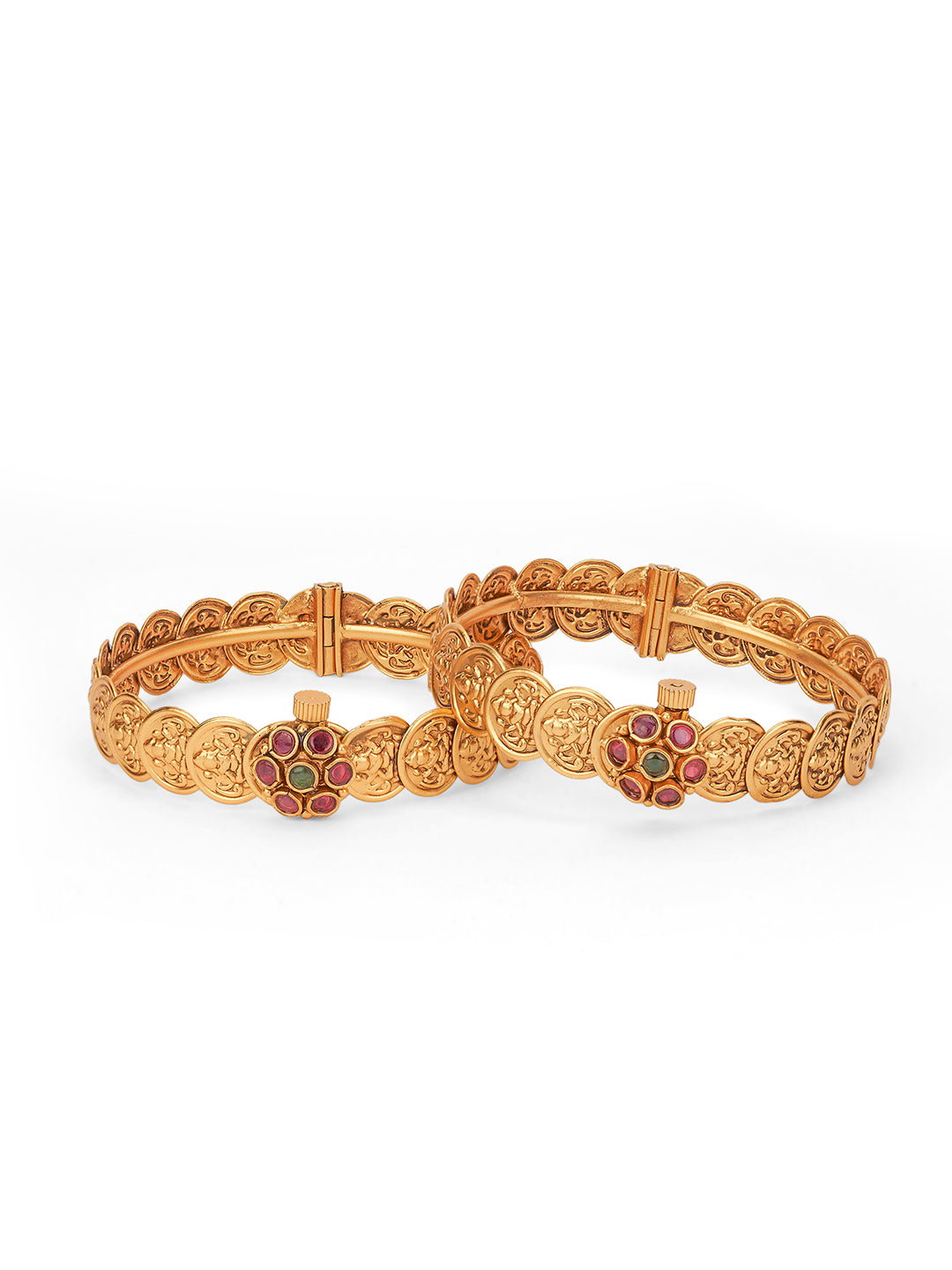 Laxmi Coin Bangle Pair