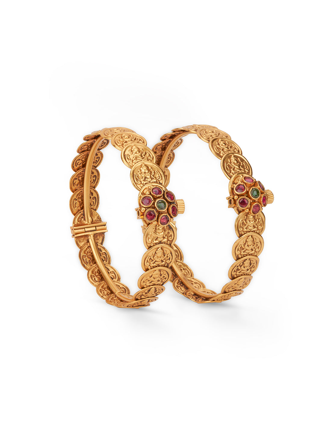 Laxmi Coin Bangle Pair