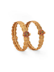 Laxmi Coin Bangle Pair