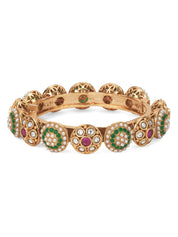 Kundan And Pearl Pacheli Bangle