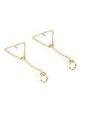 Minimal Pearly Kundan Hathphool