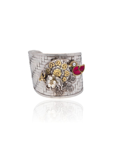 Aria Floral Abstract Cuff 