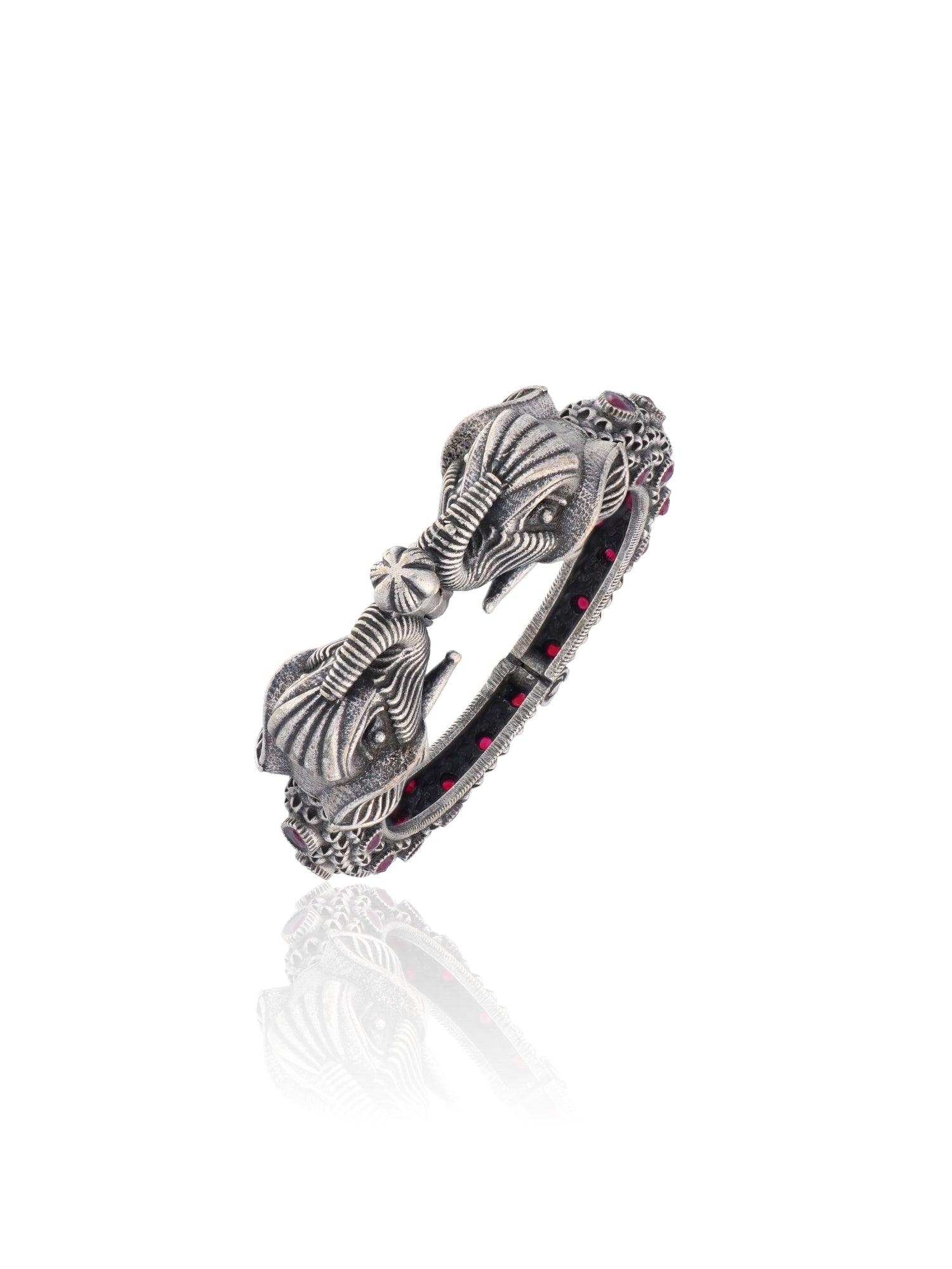  Aria Ruby Red Elephant Bangle