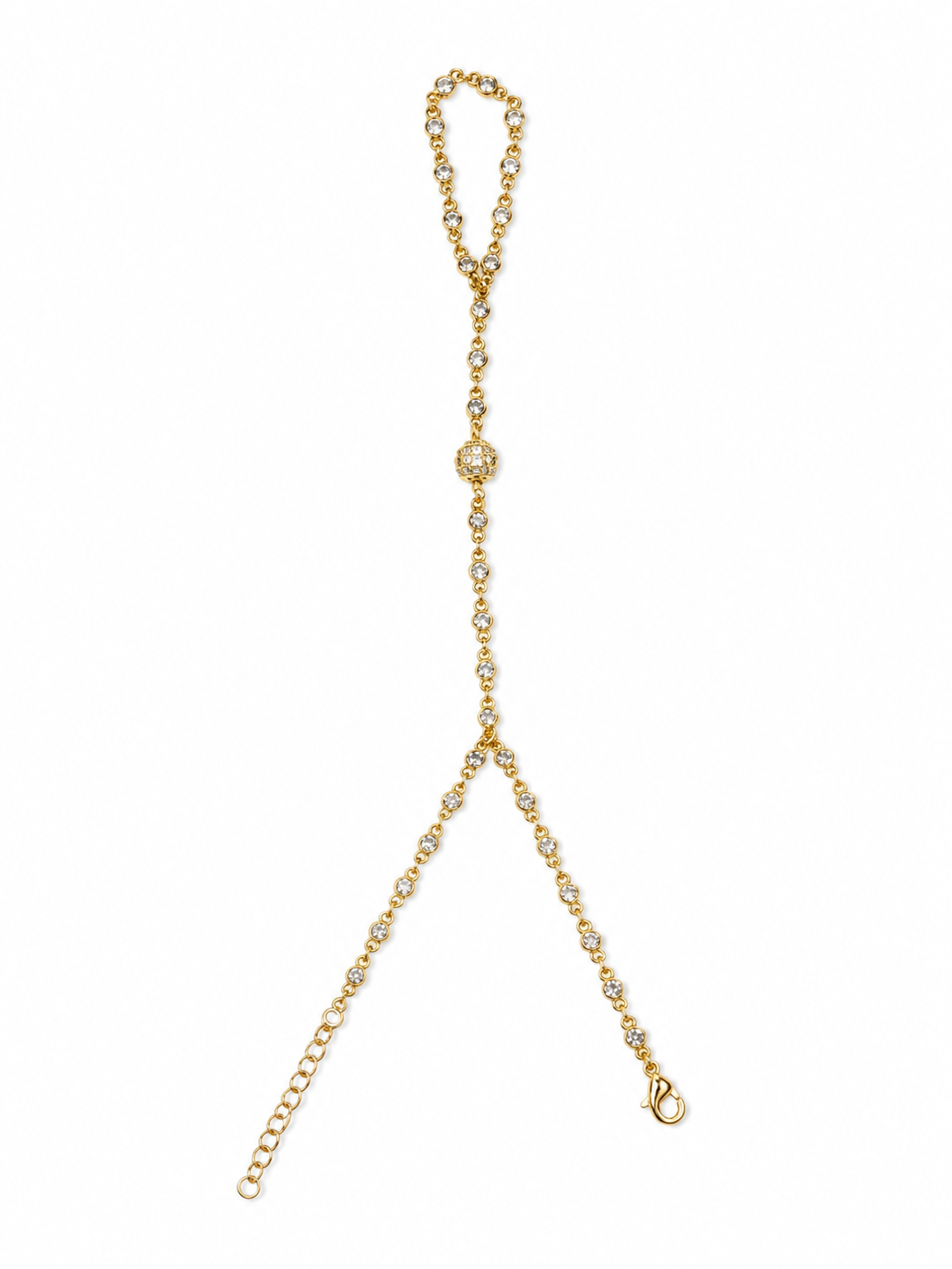Glimmer & Gold Hand Chain