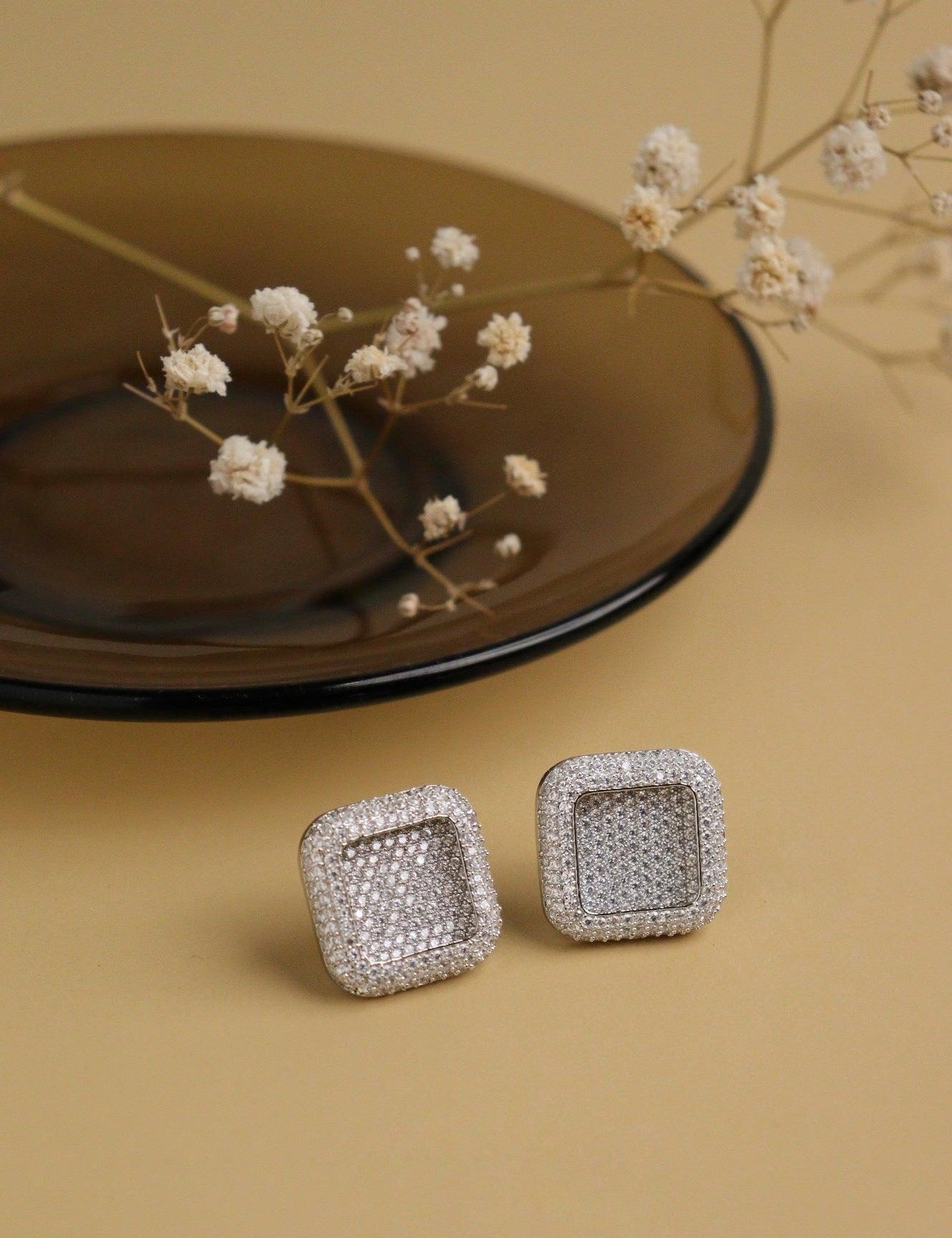 Cubic Zirconia Stud Earrings